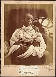 Déjatch Alámayou, King Theodore's Son by Julia Margaret Cameron