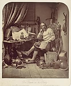 Don Quixote in His Study by William Frederick Lake Price|J. Spencer