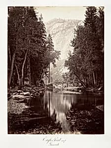 Eagle Point, 4,000 feet, Yosemite by Carleton E. Watkins