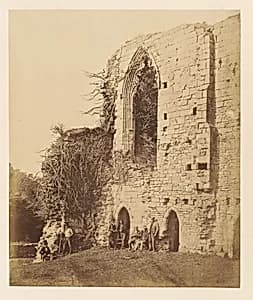 Easby Abbey. From the East by Joseph Cundall|Philip Henry Delamotte