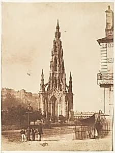 Edinburgh. The Scott Monument by David Octavius Hill|Robert Adamson|Hill and Adamson