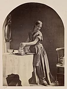 English Fashion at Breakfast by Oscar Gustav Rejlander