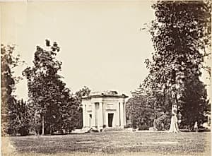 Entrance to Botanical Gardens, Calcutta by Captain R. B. Hill