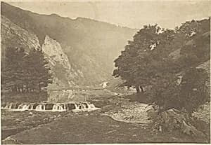 Entrance to Dove Dale, Derbyshire by George Bankart