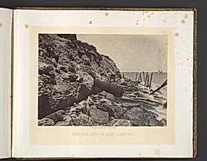 Exterior View of Fort Sumpter by George N. Barnard