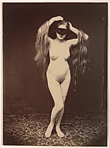 [Female Nude with Mask] by Unknown