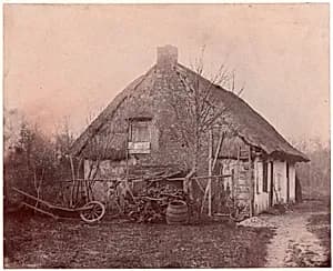 Ferme au toit de chaume by Unknown|Imprimerie photographique de Blanquart-Évrard, à Lille