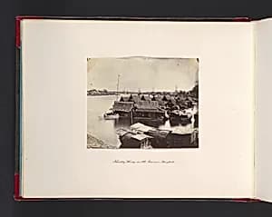 [Floating Houses, Hong Kong] by John Thomson