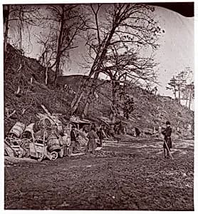 Fort Brady, Virginia by Andrew Joseph Russell|Mathew B. Brady