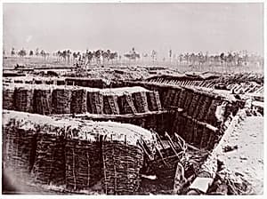 Fort Sedgwick near Petersburg, interior by Timothy H. O'Sullivan|Mathew B. Brady