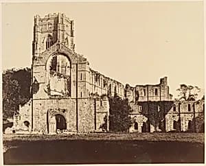 Fountains Abbey. General Western Front by Joseph Cundall|Philip Henry Delamotte