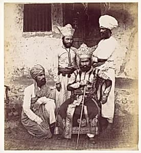 [Four East Indian Men] by Francis Frith