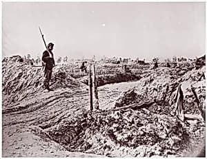 Front of Petersburg Lines by Timothy H. O'Sullivan|Mathew B. Brady