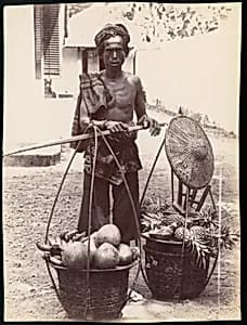 Fruit Seller, Batavia by Unknown
