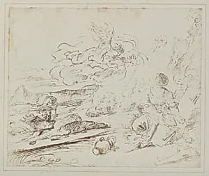 Hagar in the Desert by William Henry Fox Talbot