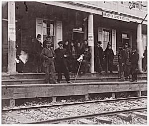 Hanover Junction Station, Pennsylvania by Mathew B. Brady|Unknown
