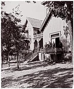 Headquarters of General Hooker by Alexander Gardner|Mathew B. Brady
