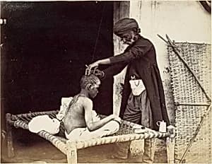 [Indian Barber] by Willoughby Wallace Hooper