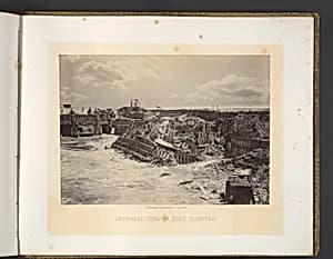 Interior View of Fort Sumpter by George N. Barnard