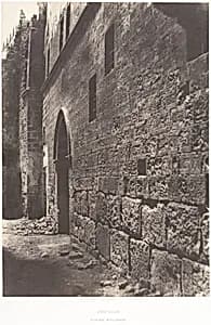Jérusalem, Auberge d'Allemagne by Auguste Salzmann|Imprimerie photographique de Blanquart-Évrard, à Lille
