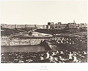 Jérusalem, Birket-Mamillah by Auguste Salzmann|Imprimerie photographique de Blanquart-Évrard, à Lille