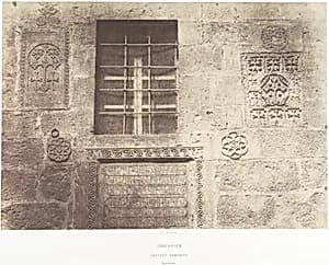 Jérusalem, Couvent Arménien, Ornements, 2 by Auguste Salzmann|Imprimerie photographique de Blanquart-Évrard, à Lille
