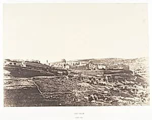 Jérusalem, Côté Sud de Jérusalem by Auguste Salzmann|Imprimerie photographique de Blanquart-Évrard, à Lille