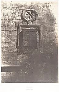 Jérusalem, Fenêtre arabe by Auguste Salzmann|Imprimerie photographique de Blanquart-Évrard, à Lille