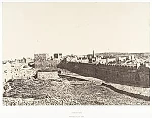 Jérusalem, Forteresse de Soin by Auguste Salzmann|Imprimerie photographique de Blanquart-Évrard, à Lille