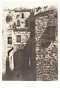 Jérusalem, Maison du mauvais riche by Auguste Salzmann|Imprimerie photographique de Blanquart-Évrard, à Lille