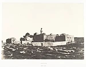Jérusalem, Mont Sion by Auguste Salzmann|Imprimerie photographique de Blanquart-Évrard, à Lille