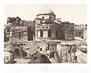 Jérusalem, Saint Sépulcre, abside by Imprimerie photographique de Blanquart-Évrard, à Lille|Auguste Salzmann