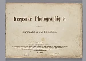 Keepsake Photographique: Études & Paysages by Louis-Désiré Blanquart-Évrard|Alphonse de Brébisson|John Stewart|Jean Walther|Unknown
