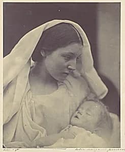 La Madonna Riposata by Julia Margaret Cameron