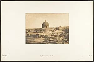 La Mosquée d'Omar, à Jérusalem by Maxime Du Camp
