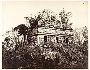 La Prison, à Chichen-Itza by Désiré Charnay