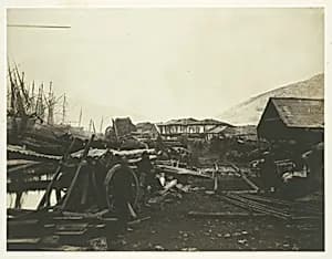 Landing Place, Railway Stores, Balaklava by Roger Fenton