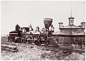 Locomotive #133, U.S.M.R.R. by Andrew Joseph Russell|Mathew B. Brady