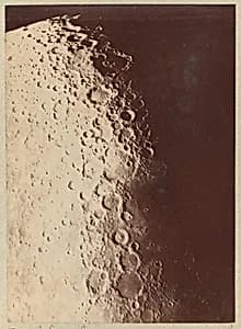 Lunar Photograph, South Pole by Paul Henry|Prosper Henry