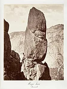 Magic Tower, Yosemite by Carleton E. Watkins