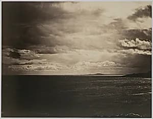 Mediterranean with Mount Agde by Gustave Le Gray