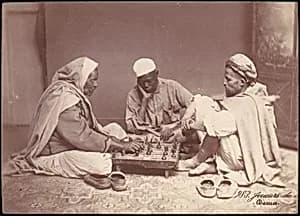 [Men Playing Chess, Damascus] by Unknown