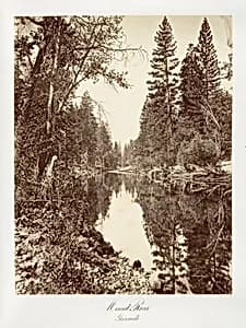 Merced River, Yosemite by Carleton E. Watkins