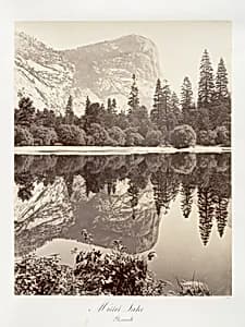 Mirror Lake, Yosemite by Carleton E. Watkins
