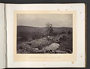 Mission Ridge from Orchard Knob by George N. Barnard
