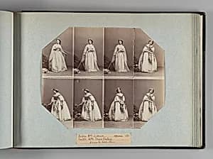 Mlle Simon; Mlle Troisvalets by André-Adolphe-Eugène Disdéri