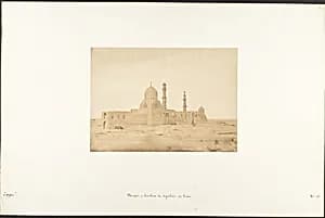 Mosquée et Tombeau des Ayoubites, au Kaire by Maxime Du Camp