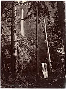 Multnomah Falls, Oregon by Carleton E. Watkins