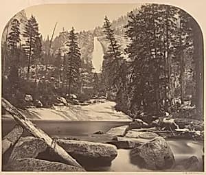 Nevada Fall, 700 Feet by Carleton E. Watkins