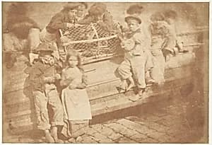 Newhaven Children by David Octavius Hill|Robert Adamson|Hill and Adamson